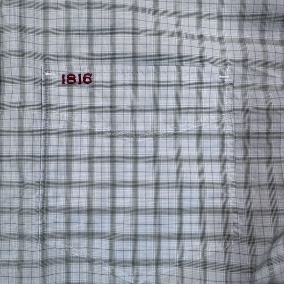 Remington 1816‎ Shirt Mens XL Plaid Button Down Long Sleeve Pocket Casual - Picture 2 of 10